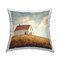 Barren Farmland Barn Outdoor Printed Pillow Design by Steve Huntziker, 18 x 7 x 18